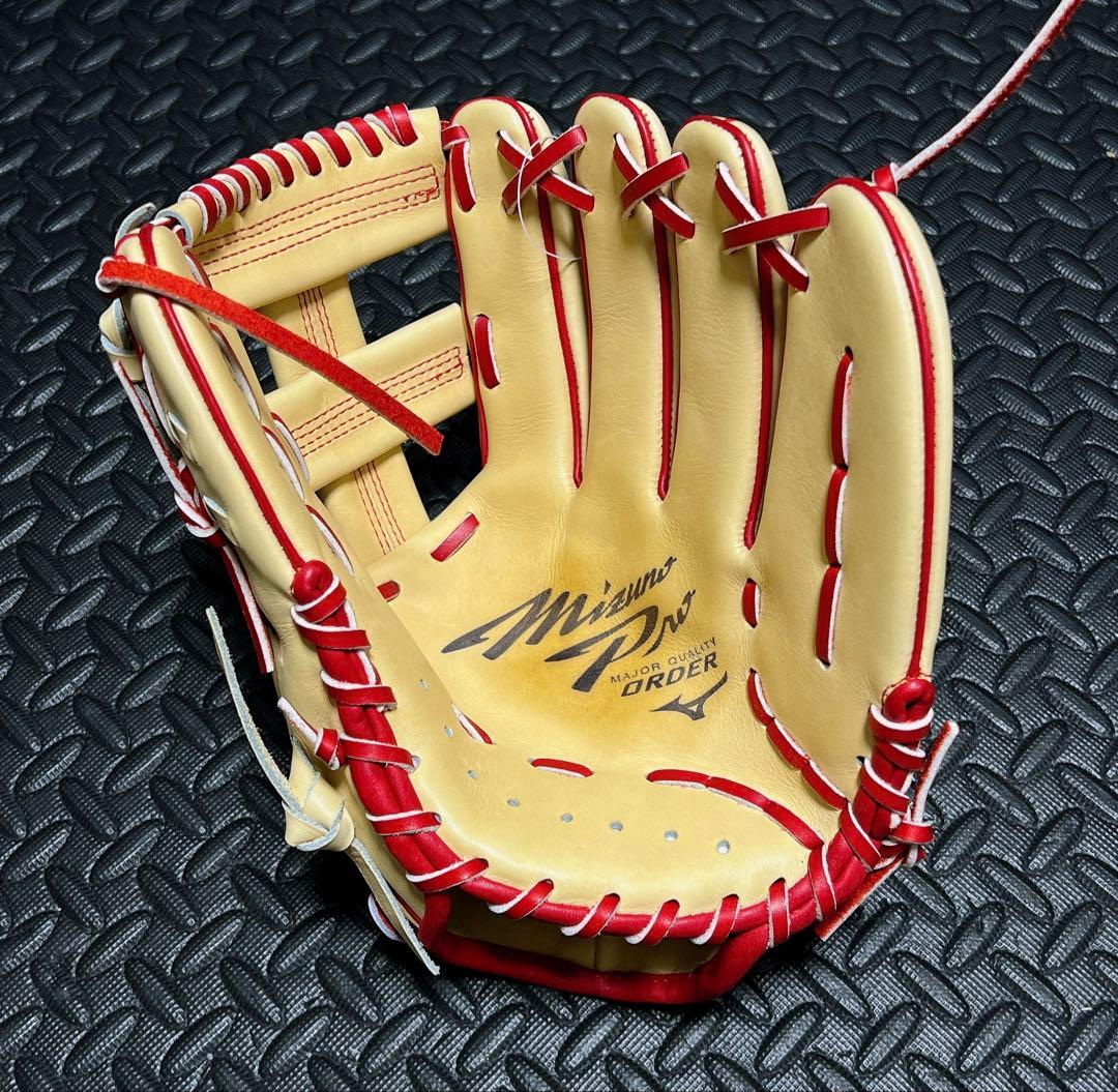 新品 ミズノプロ オーダー ブルーダイアモンドラベル 軟式 内野手用 グローブ