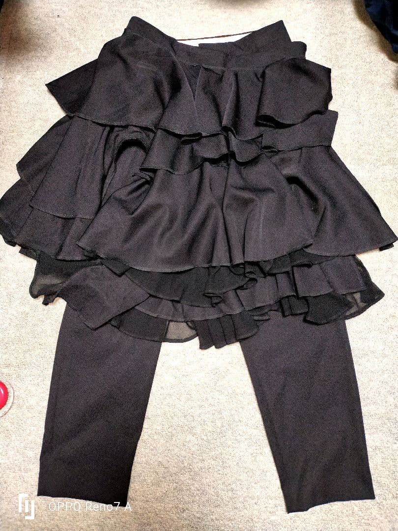 COMMEdesGARCONS コムコムフリルドッキングパンツ