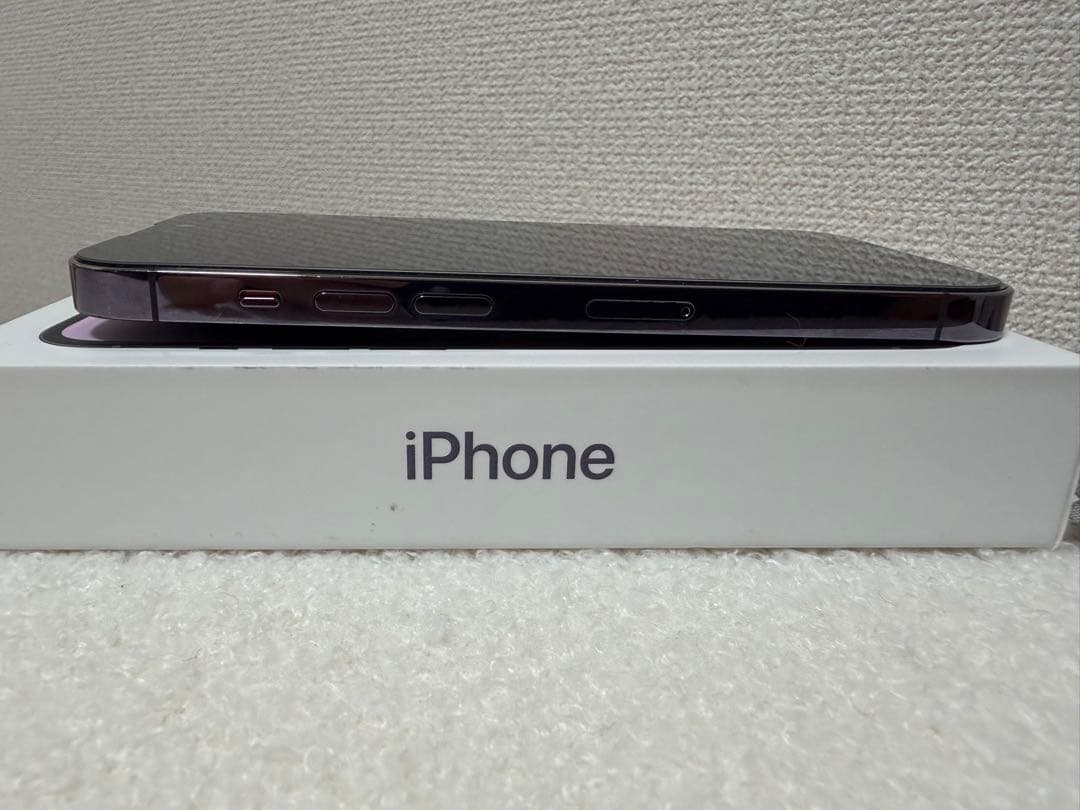 最終値下げiPhone 14 Pro 128GB ディープパープル　simフリー