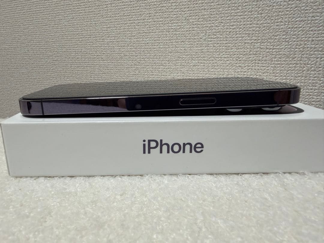 最終値下げiPhone 14 Pro 128GB ディープパープル　simフリー