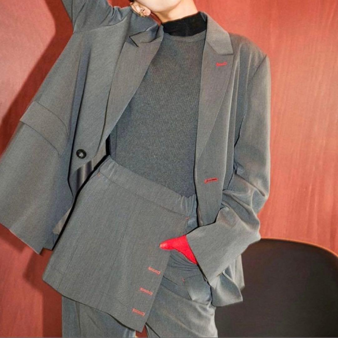 【美品】OMMO ビッグショルダーバルーンジャケット ブラック