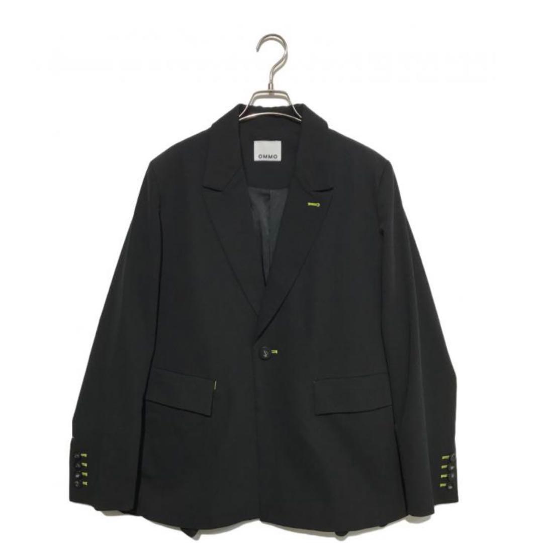 【美品】OMMO ビッグショルダーバルーンジャケット ブラック