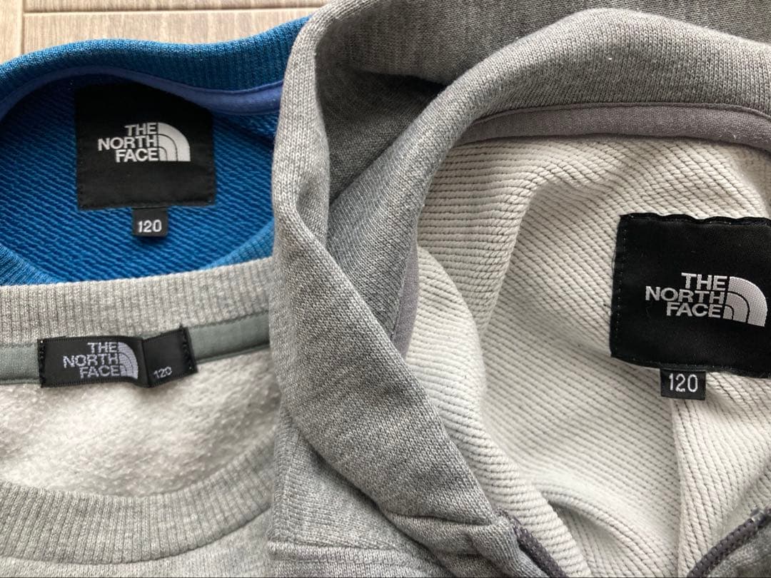 ザノースフェイス　120 まとめ売り　パーカー　トレーナー　3枚セット