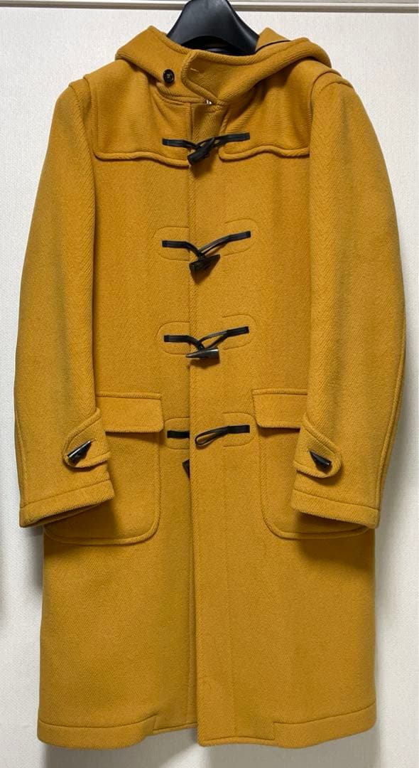 美品 希少 GRENFELL グレンフェル 38 ダッフルコート イエロー英国製