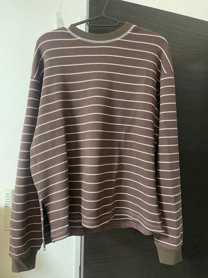 難あり【新品】todayful Border Long T-shirts チョコ