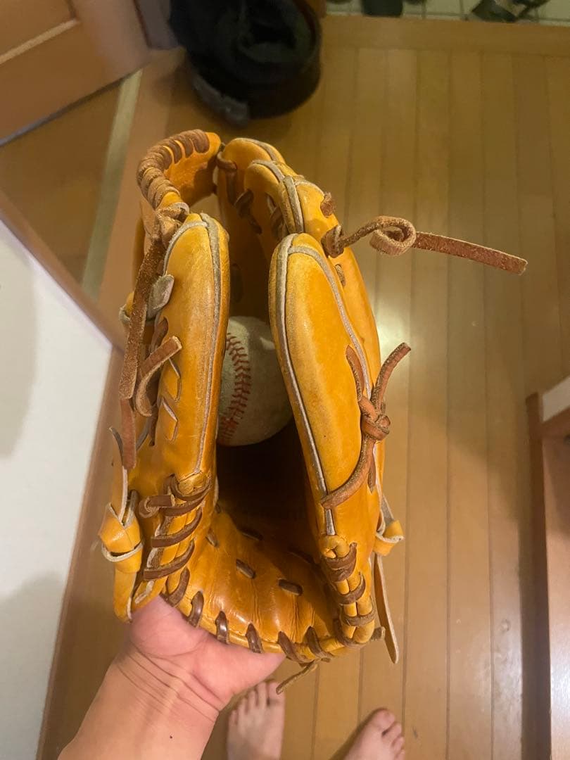 Mizuno Pro 硬式グローブ オレンジ 藤田一也モデル最安値‼️