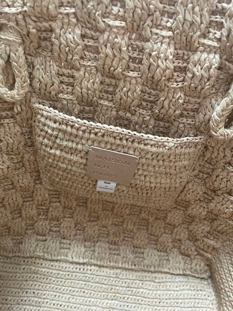 RHCで購入　MAISON N.H PARIS かごバッグ ベージュ