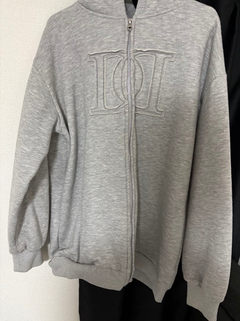 ゆ*様 【Darich】アップリケDDロゴパーカー グレー ダーリッチ