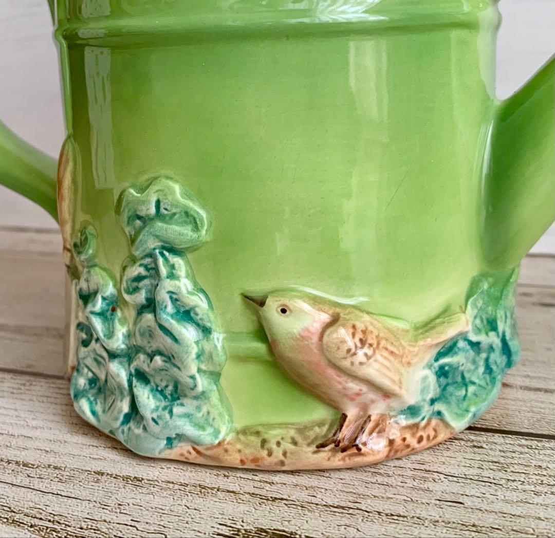 ピーターラビットじょうろ ティーポッド型オルゴール シュミット社製