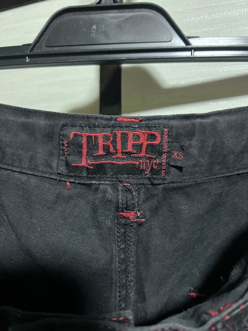 TRIPP NYC ブラックカーゴパンツ XS
