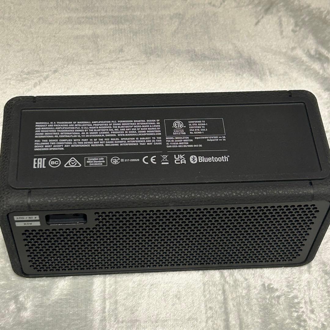 【新品】Marshall Middleton ワイヤレススピーカー ブラック