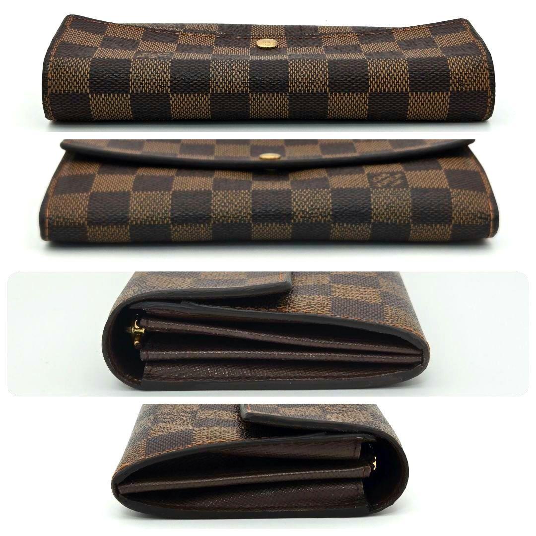 ルイヴィトン ポシェットポルトモネクレディ ポルトフォイユサラ ダミエ 長財布