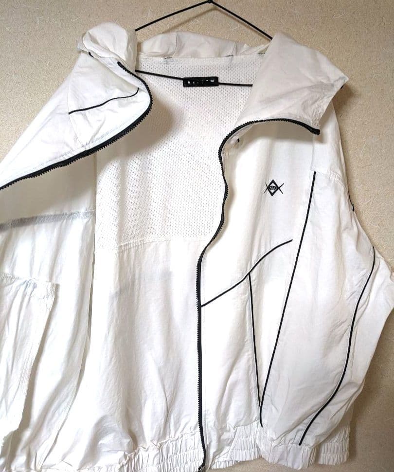 レフレム　ナイロンパーカー　ビッグシルエット　ジャケット　ライン切替　美品