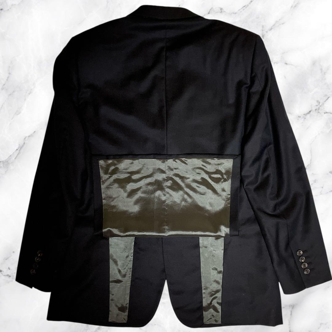 極美品☆GUCCI☆グッチ☆スーツセットアップ☆ブラック☆裏地モスグリーン☆50