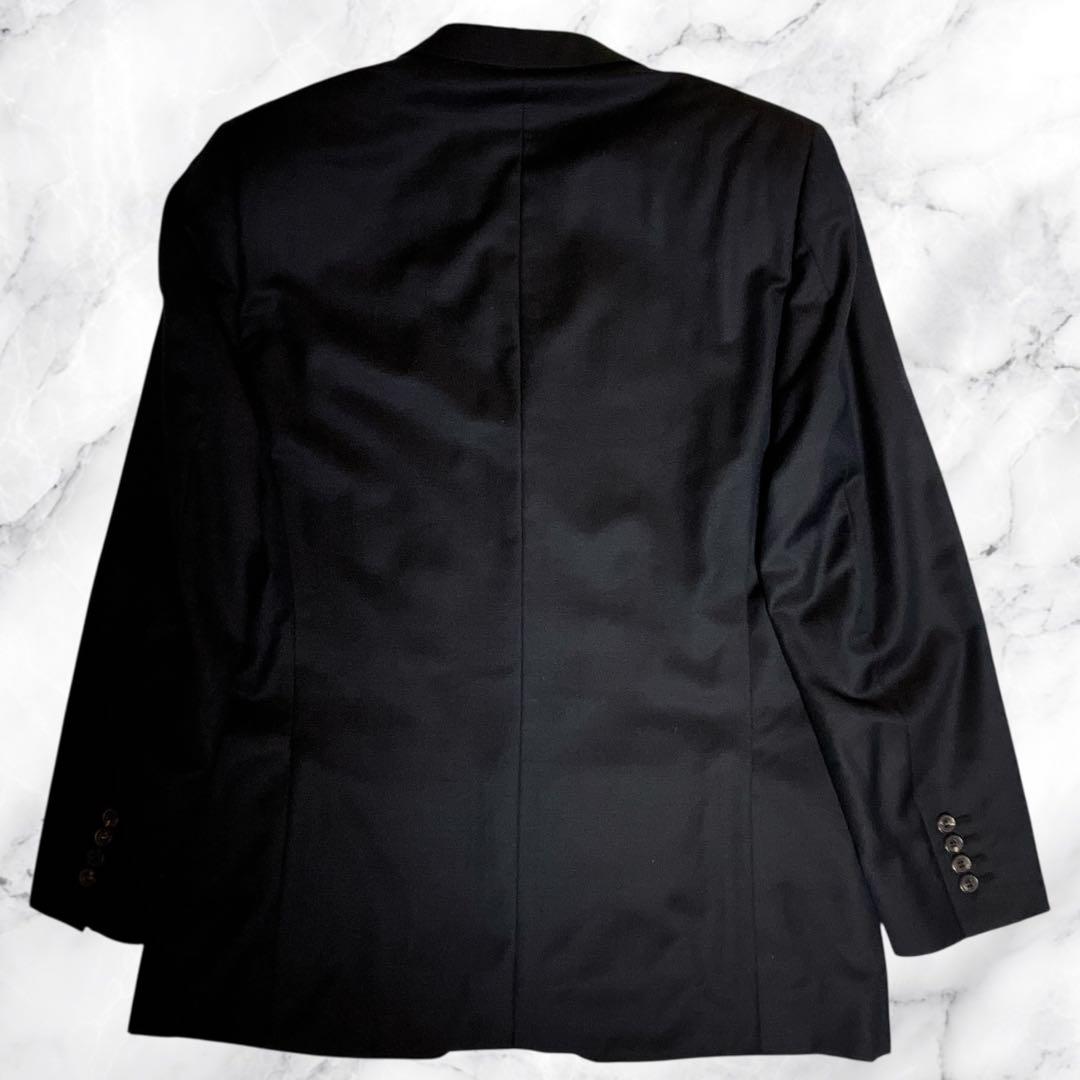 極美品☆GUCCI☆グッチ☆スーツセットアップ☆ブラック☆裏地モスグリーン☆50