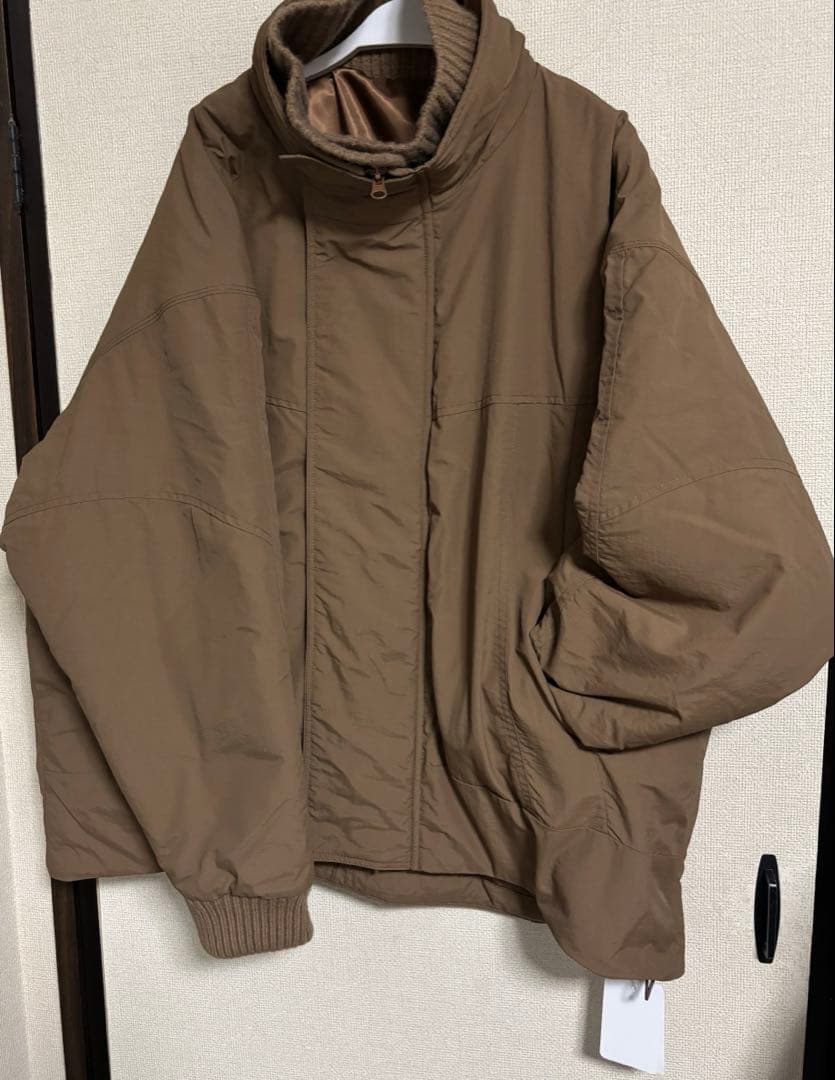 callautia リブ ニット カラー 中綿 ジャケット Mサイズ 新品