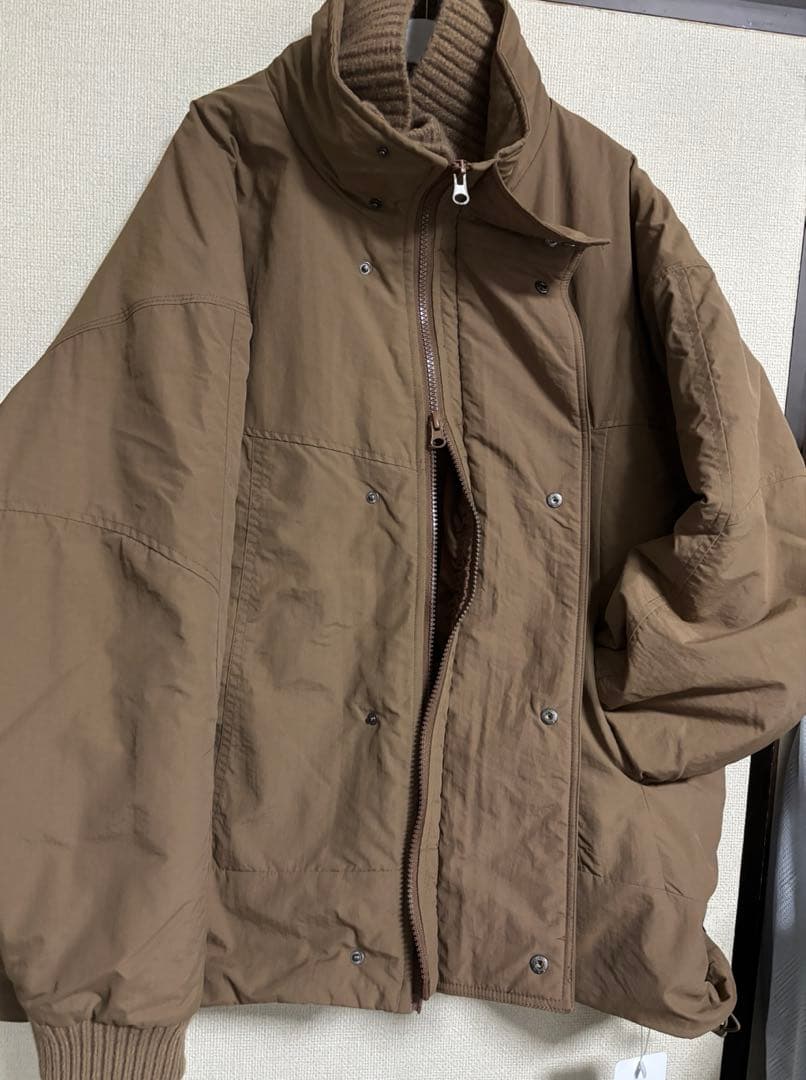 callautia リブ ニット カラー 中綿 ジャケット Mサイズ 新品