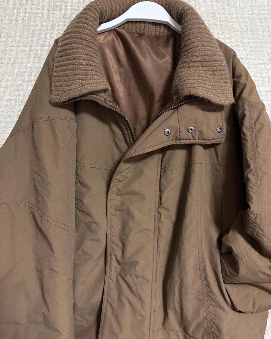 callautia リブ ニット カラー 中綿 ジャケット Mサイズ 新品