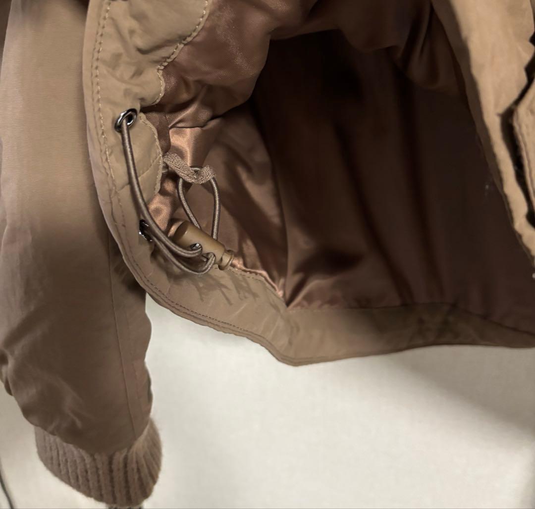 callautia リブ ニット カラー 中綿 ジャケット Mサイズ 新品