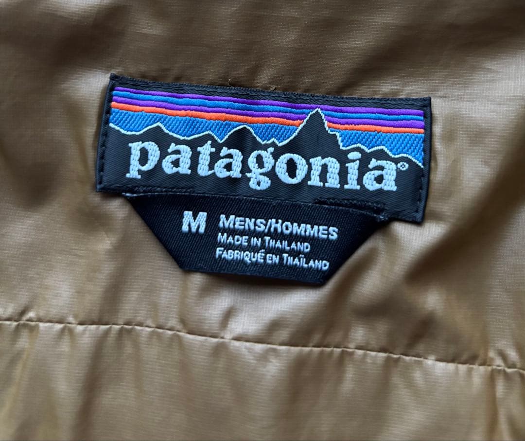 09年製　パタゴニア プリマロフト マイクロパフ フーデッドジャケット　ブラウン