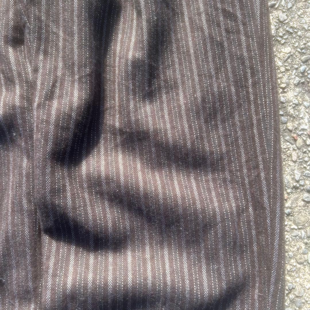 60's70's イタリア製　vintageワイドスラックス　ストライプ