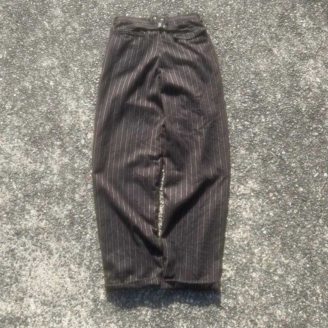 60's70's イタリア製　vintageワイドスラックス　ストライプ