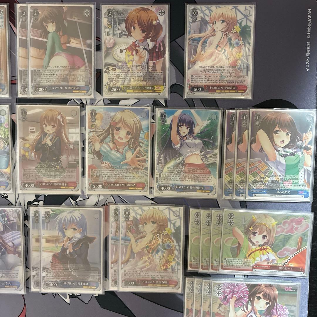 ヴァイスシュヴァルツ　ガールフレンド(仮) ほぼフルレアデッキ　サイン