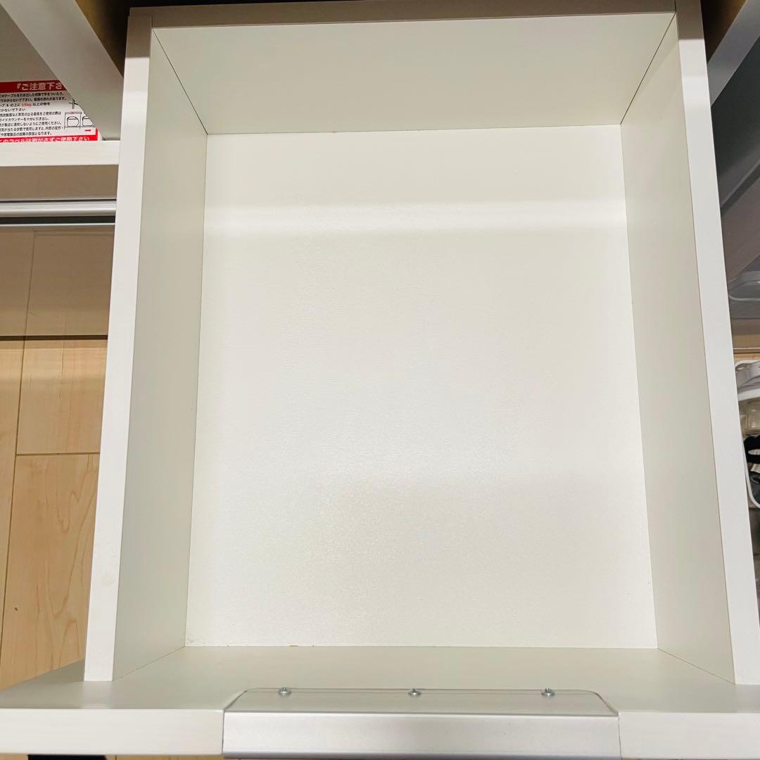 ニトリ　キッチンボード　カップボード　食器棚　ダリア80 レンジ