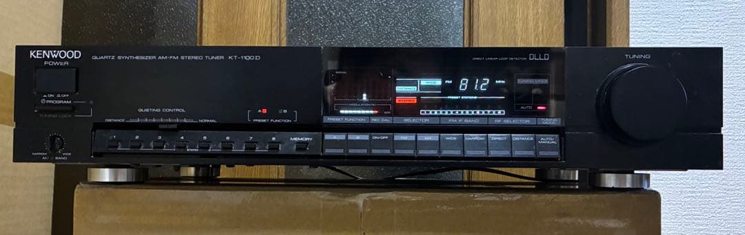 【完動・美品・名機　定価82,280円】KT1100D チューナー　ケンウッド