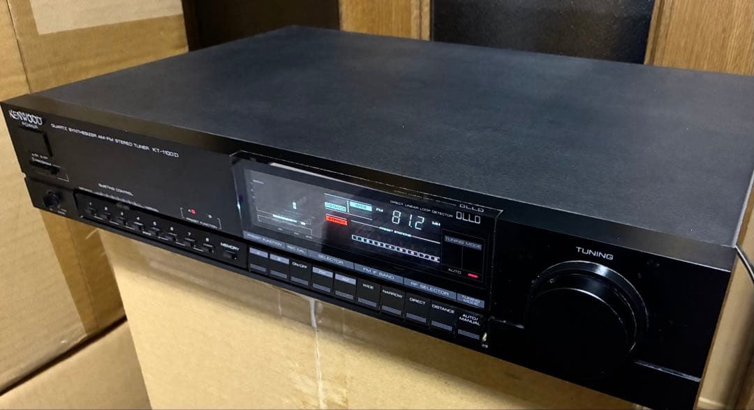 【完動・美品・名機　定価82,280円】KT1100D チューナー　ケンウッド