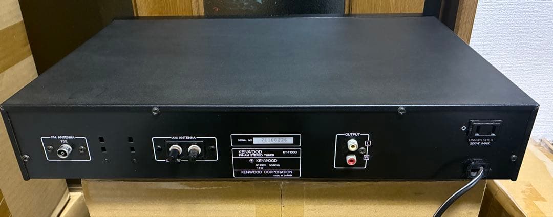 【完動・美品・名機　定価82,280円】KT1100D チューナー　ケンウッド