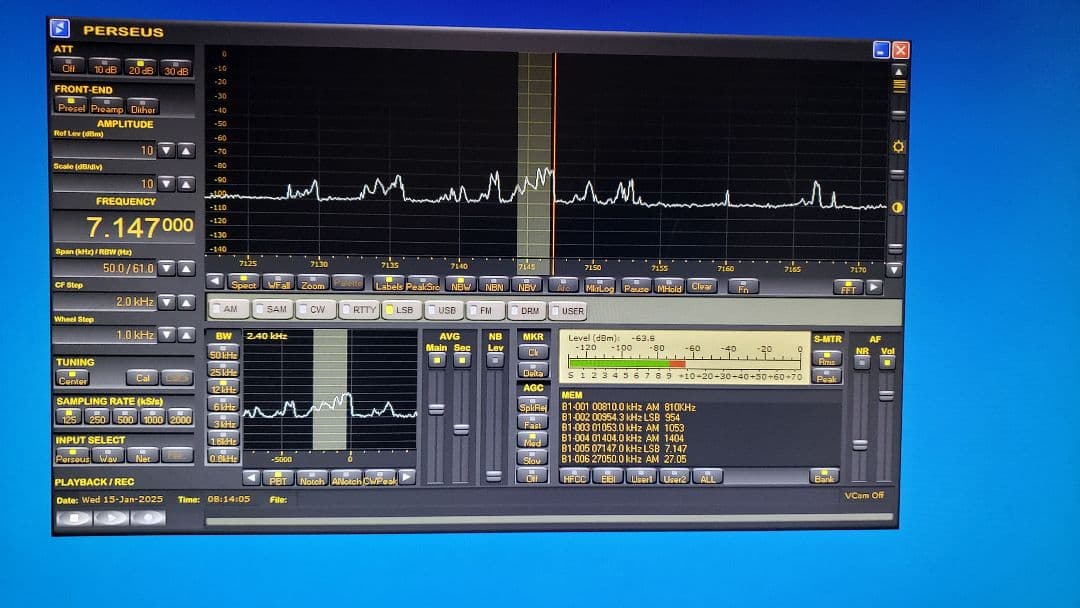 PERSEUS SDR 受信機