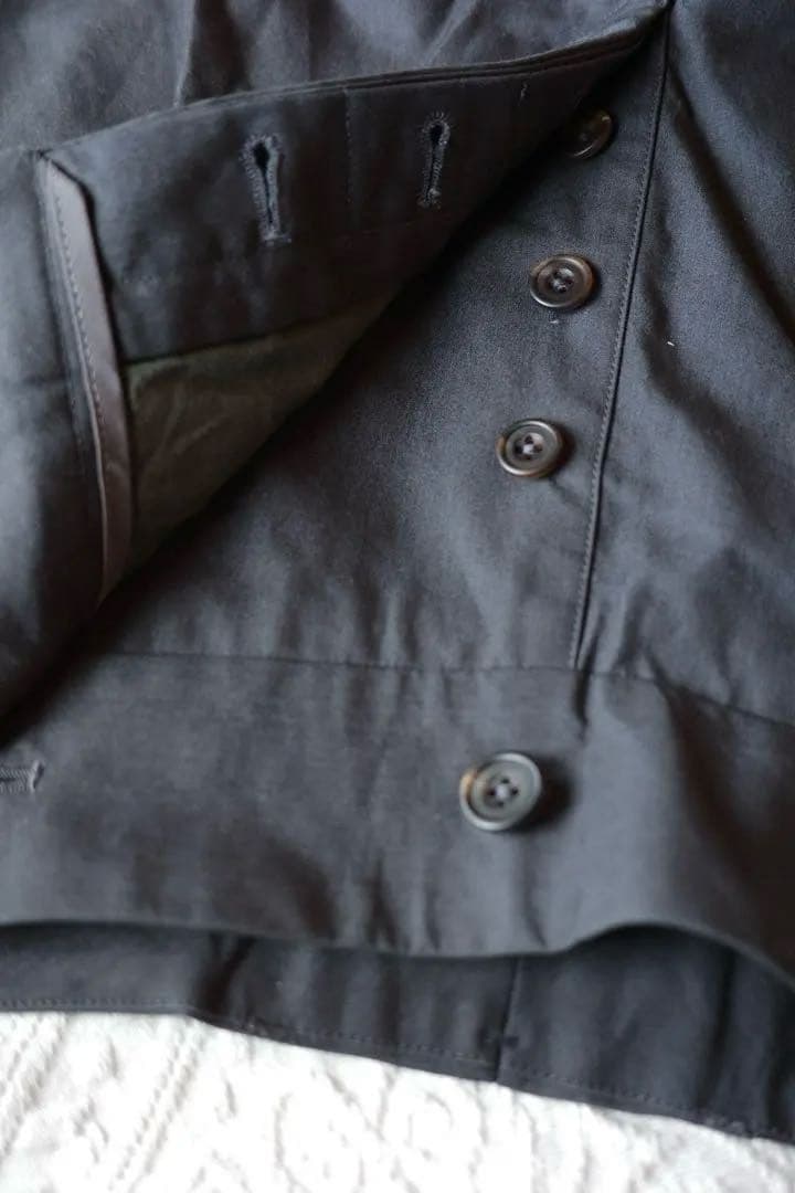 【英国製・美品】 S.E.H KELLY コットンジャケット グレー S