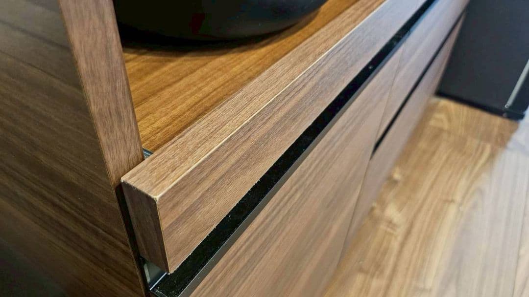 【値下げしました】パモウナ　カップボード　ウォールナット　120cm