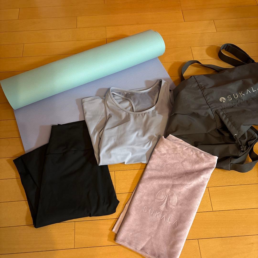 ラバ　lava SUKALA ヨガマットセット ブルーブラック