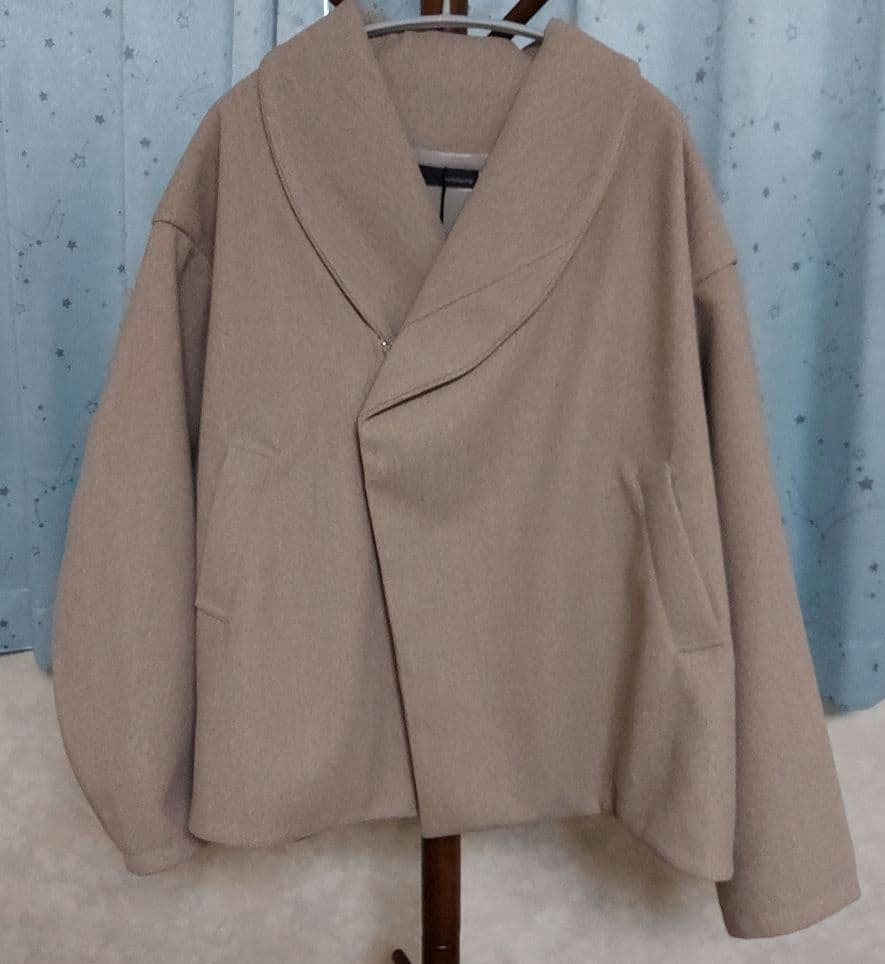 ☆星☆彡☆新品☆ nunuforme メルトンクロスドレープカラーコート