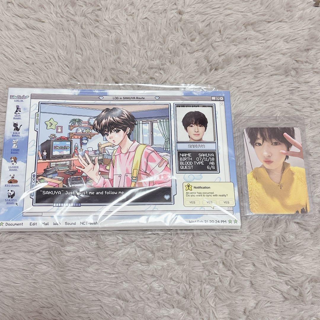 NCTWISH サクヤ Login ソウルコンmd mumo 特典　トレカ