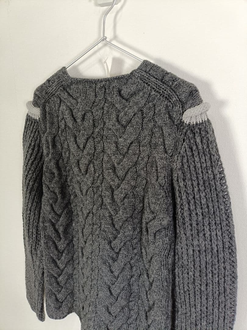 COMME des GARCONS HOMME PLUS ケーブルニット M