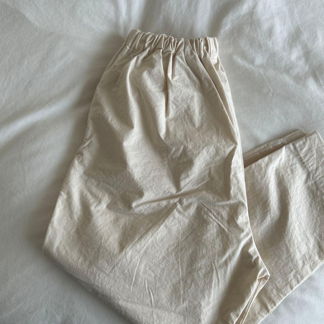 パンツ yoli cotton tapered pants 24AW