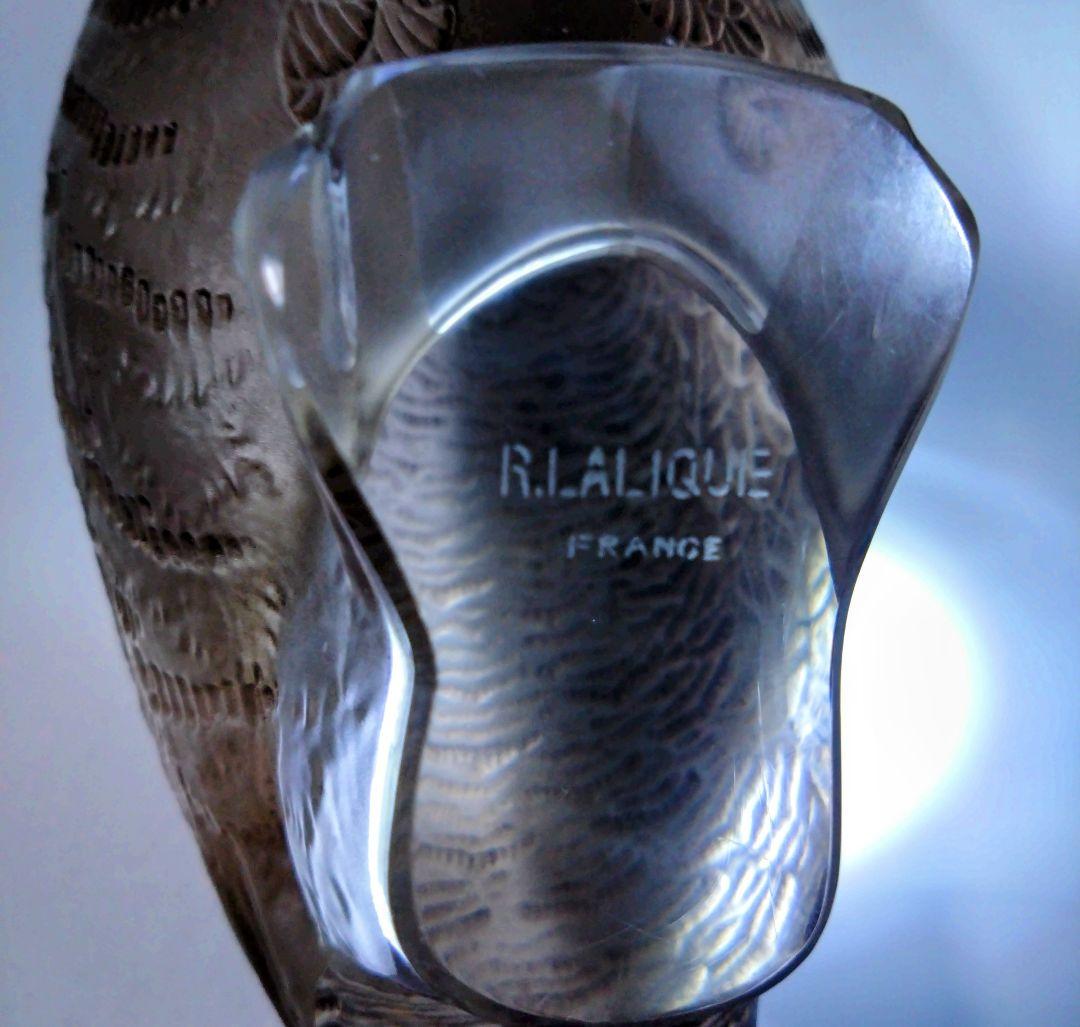 ルネ　ラリック　R LALIQUE　ウズラ　置物　オブジェ　クリスタル