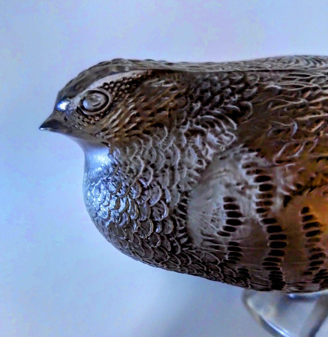 ルネ　ラリック　R LALIQUE　ウズラ　置物　オブジェ　クリスタル