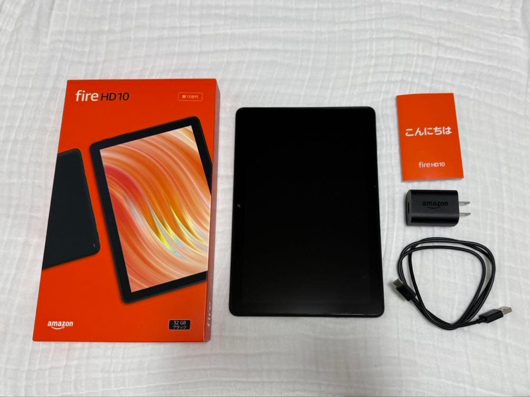 【美品】fire HD10 13世代 タブレット32GB 保護フィルム付き