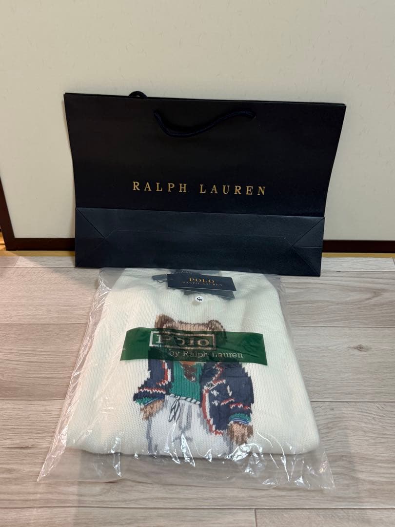 Polo ラルフローレン　ポロ　ベアー刺繍　ニットセーター