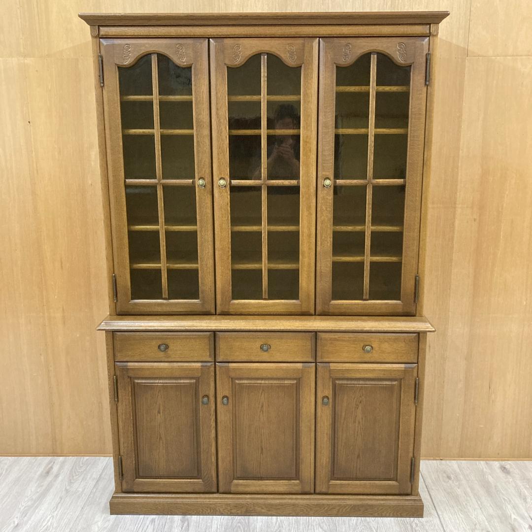 起立木工　３面食器棚　カップボード