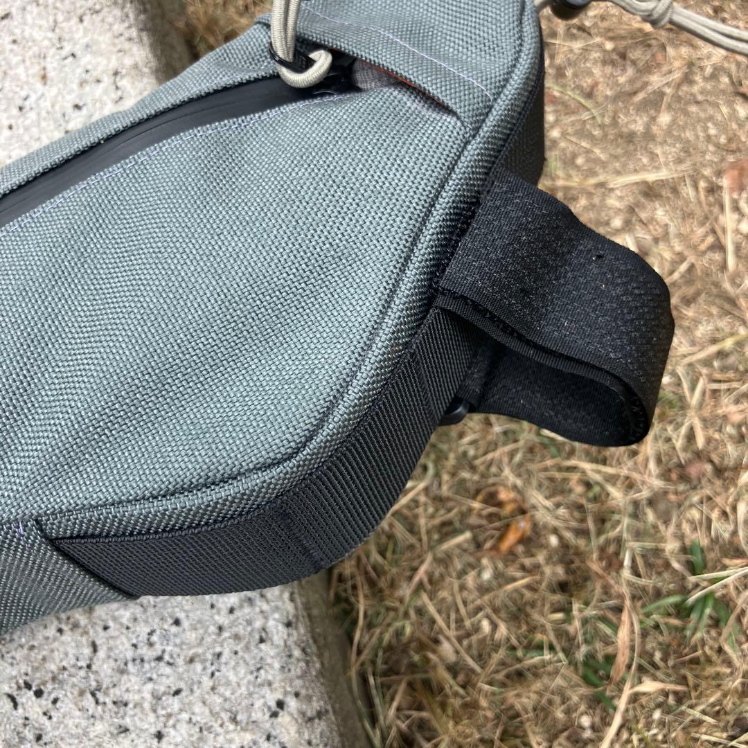 ハンドメイドフレームバッグ　コーデュラ1000 グレー　46cm