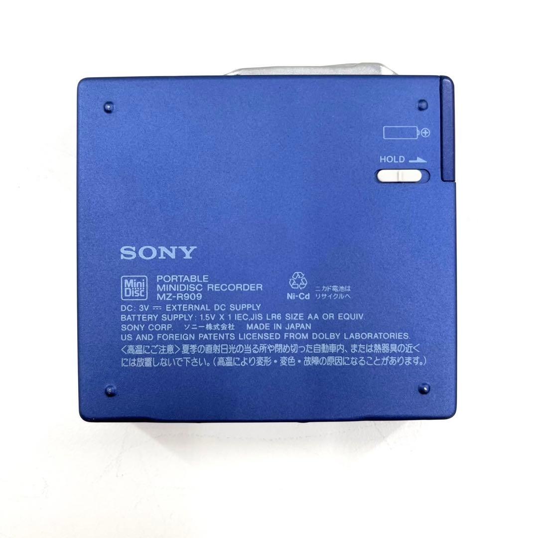 SONY ソニー MDウォークマン MDレコーダー MZ-R909 動作確認済