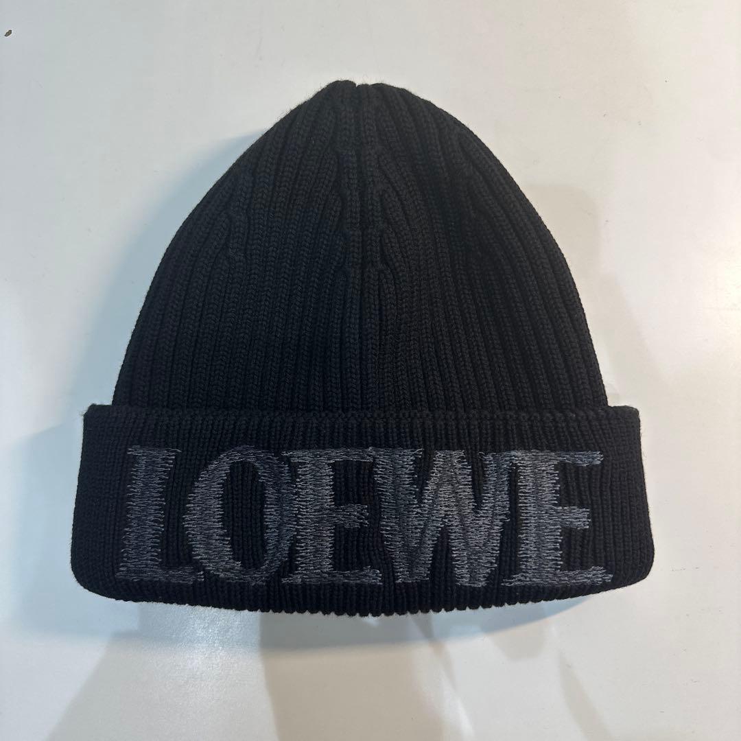 loewe ニット帽　ビーニー　ブラック　説明欄確認必須