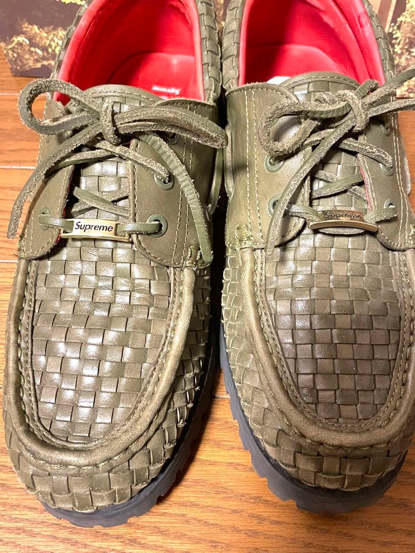 靴 Supreme Timberland Woven 3-Eye Lug Shoe