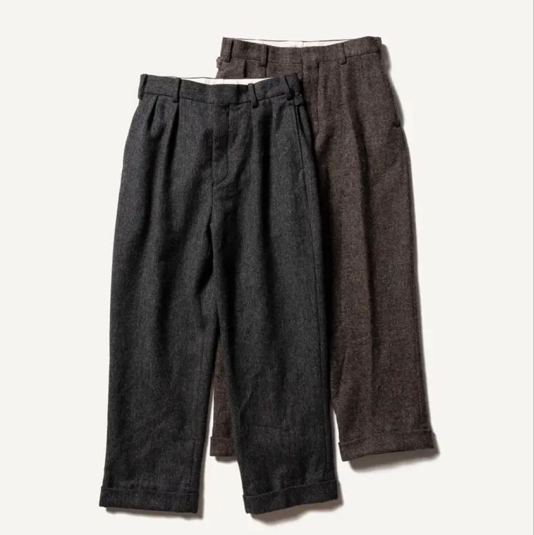 パンツ 22AW A.PRESSE Tweed Two Tack Trousers