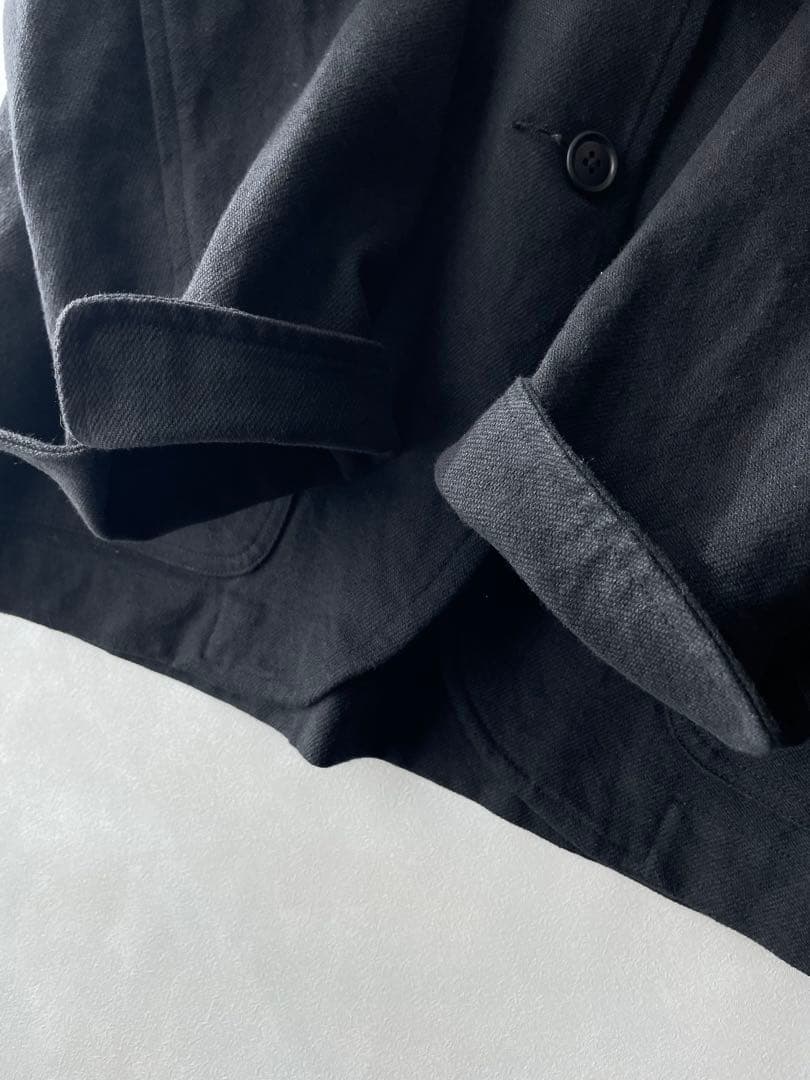 美品✨MHL 23SS 洗える　リネンコットン　ドリルジャケット　サイズ2 M